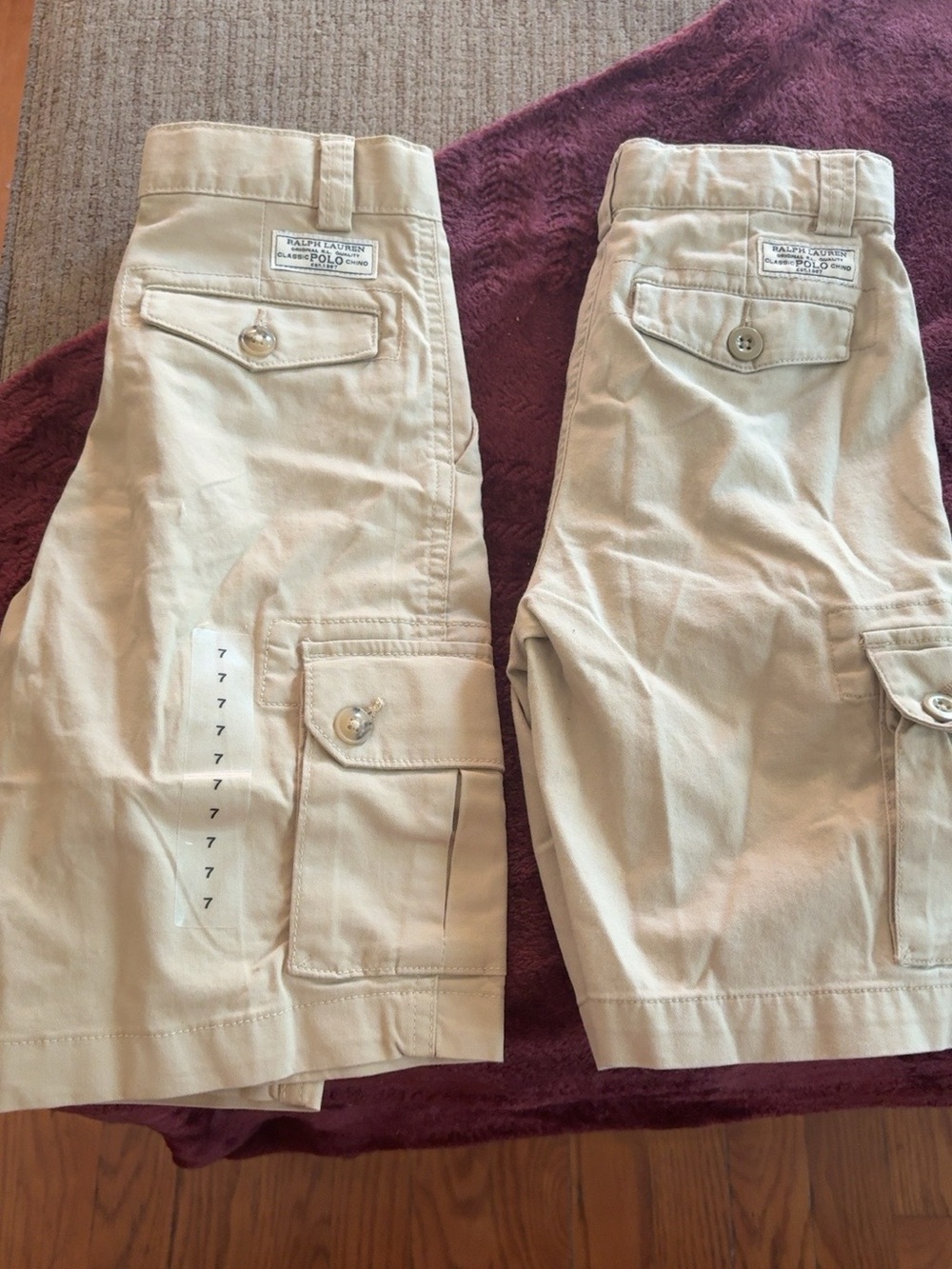 Polo Ralph Lauren Boys Khaki Cargo Shorts Size 7